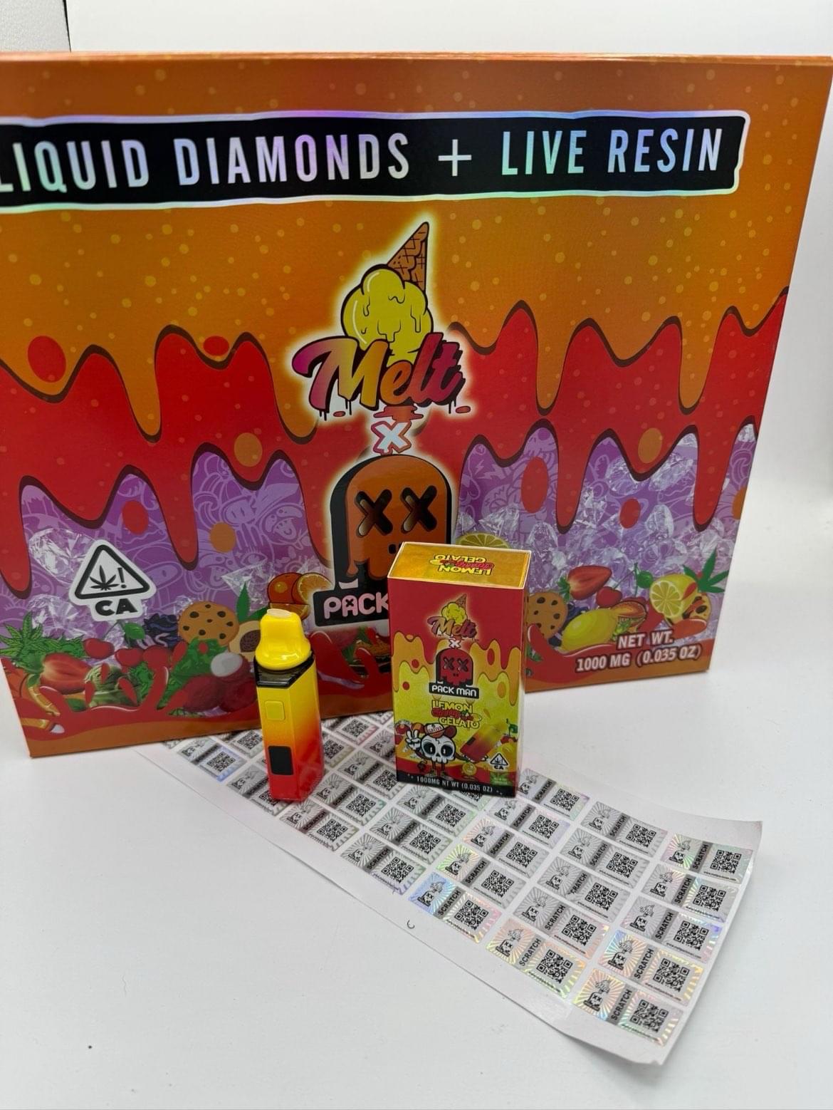 1ML MELTS X PACKMANS PEN