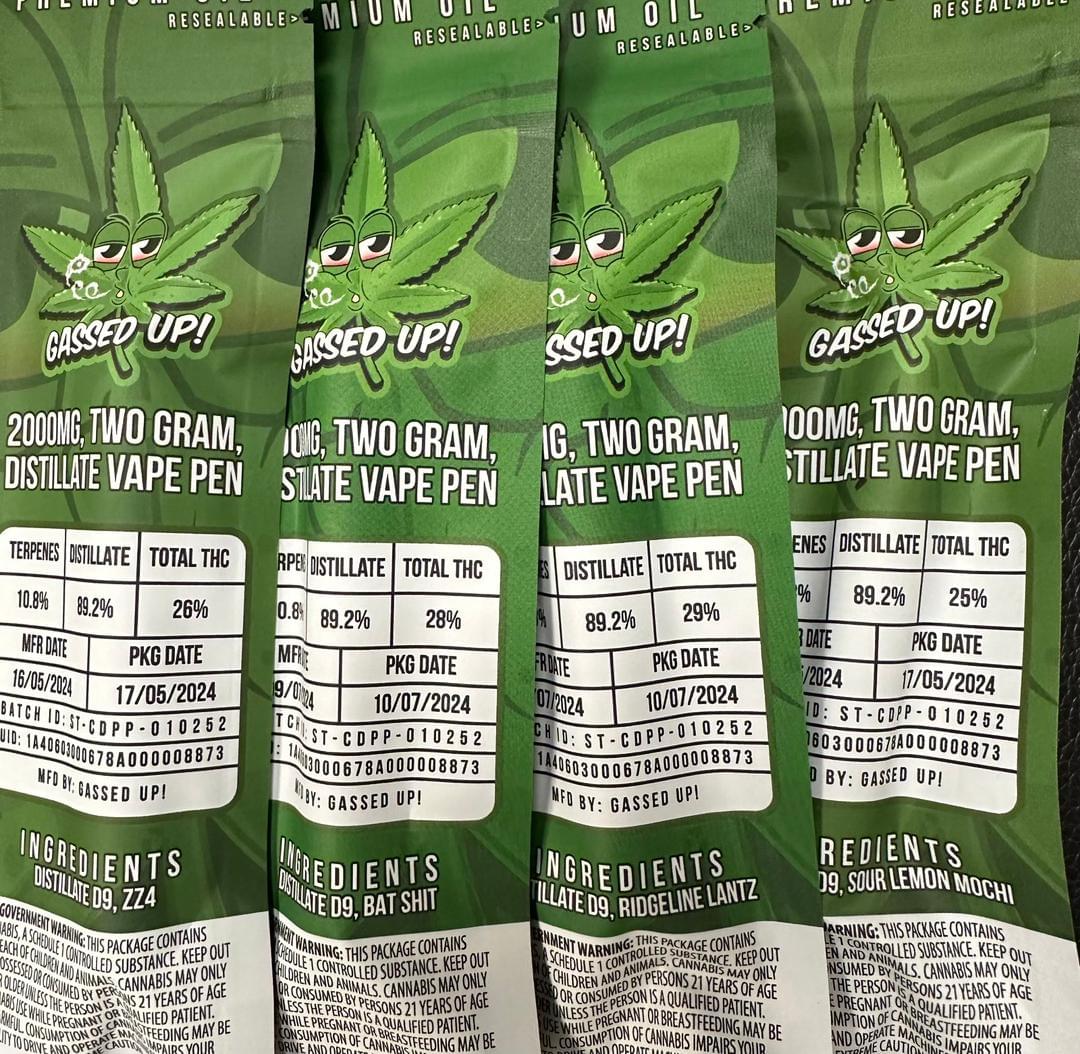 Buy Gassed Up 2G Disposable Vape